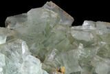 Blue-Green, Cubic Fluorite Crystal Cluster - Morocco #98988-1